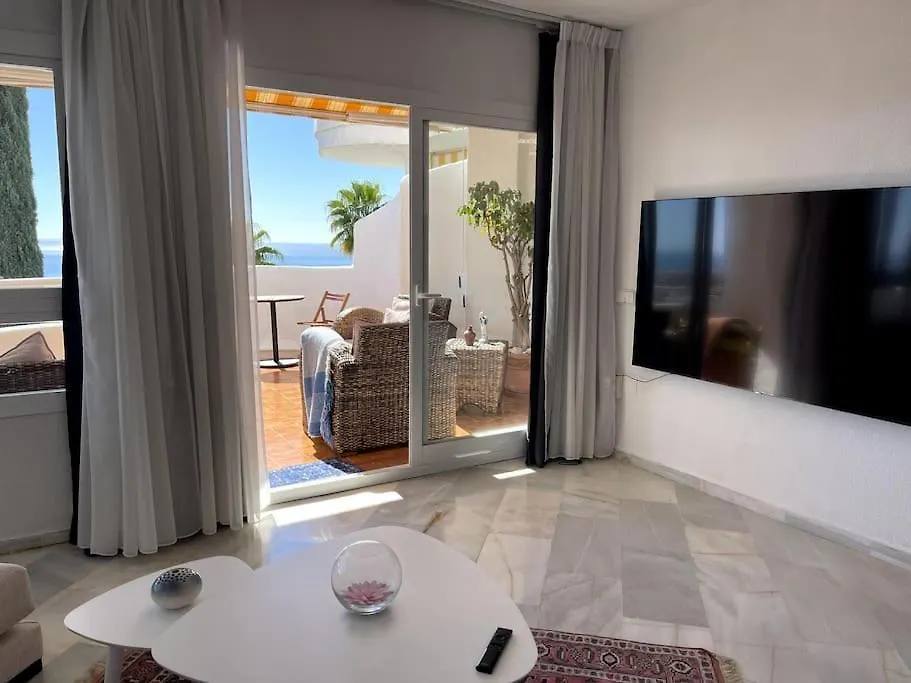 Nyd Havudsigten Og Restaurant Ved Pool Appartement Mijas