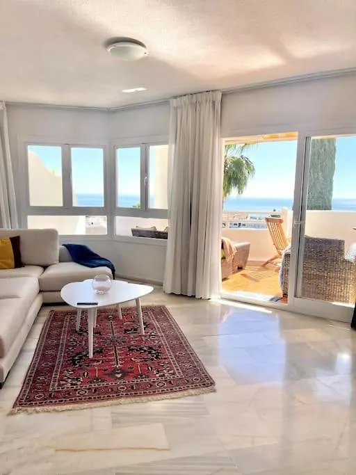 Nyd Havudsigten Og Restaurant Ved Pool Appartement Mijas